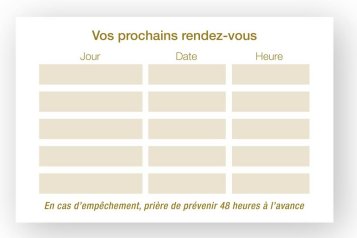 Prise de rendez-vous